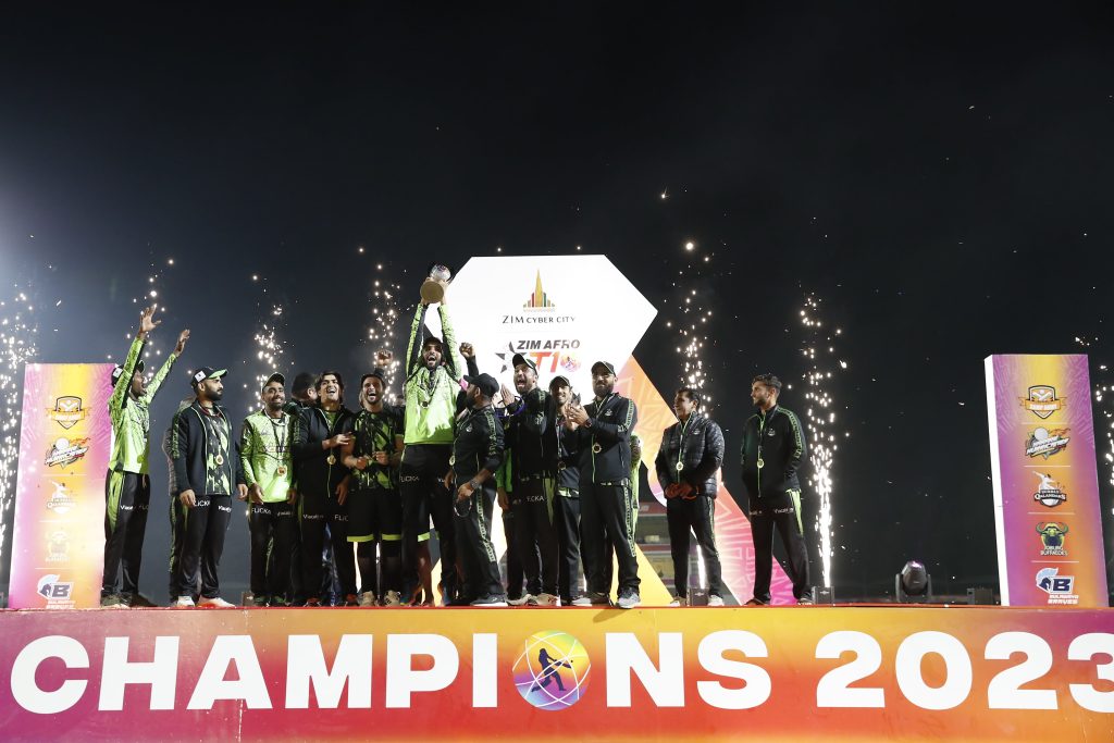 Durban Qalandars crowned as the champions of the inaugural edition of Zim Afro T10